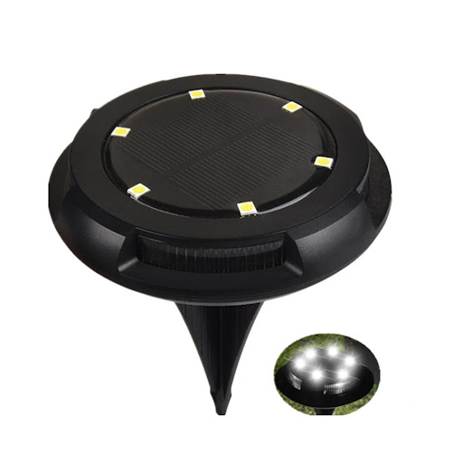 Title 6, LED Solar Underground Light Outdoor Lawn Lighti...