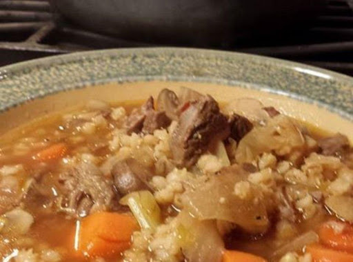 DELICIOUS! Mushroom Beef and Barley Soup