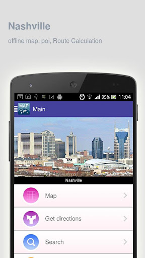 Nashville Map offline