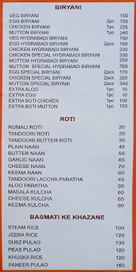 Haji Saheb Restaurant menu 7