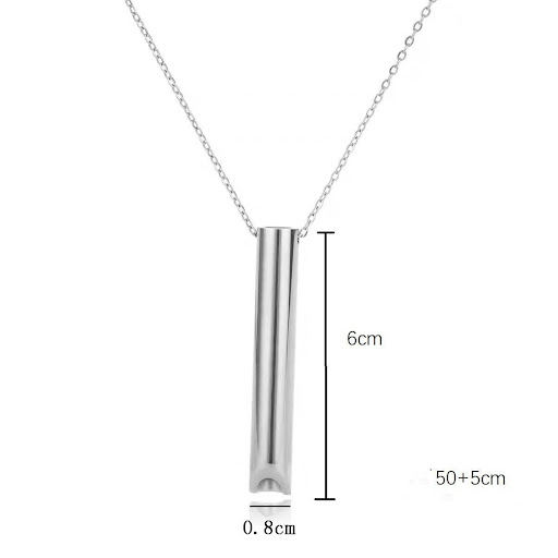 Title 6, Titanium Steel Whistle Necklace Ornament Stylis...