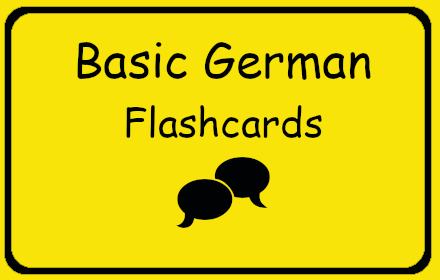 Basic German Flashcards Preview image 0