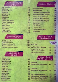 Kurinji Restaurant menu 2