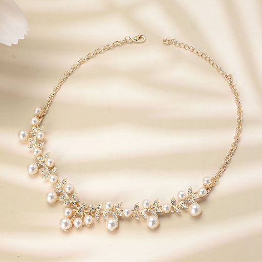 Title 5, Pearl Bohemian Style Necklace Earrings Jewelry ...