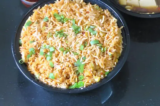 Veg Burnt Garlic Fried Rice