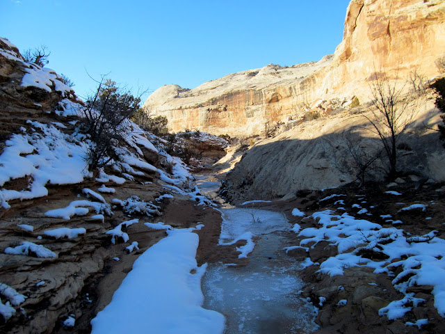 Starting down an unnamed side canyon off Tenmile Canyon