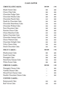 Cake Jaipur And Fast Food Centre menu 8