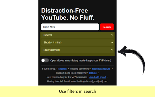 YouTube Search for Focus screenshot 2