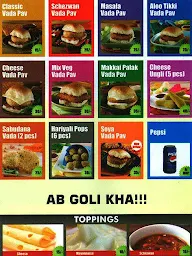 Goli Vada Pav No. 1 menu 1