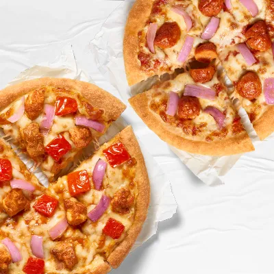 2 Personal Non-Veg Pizzas @ Rs 179 Each