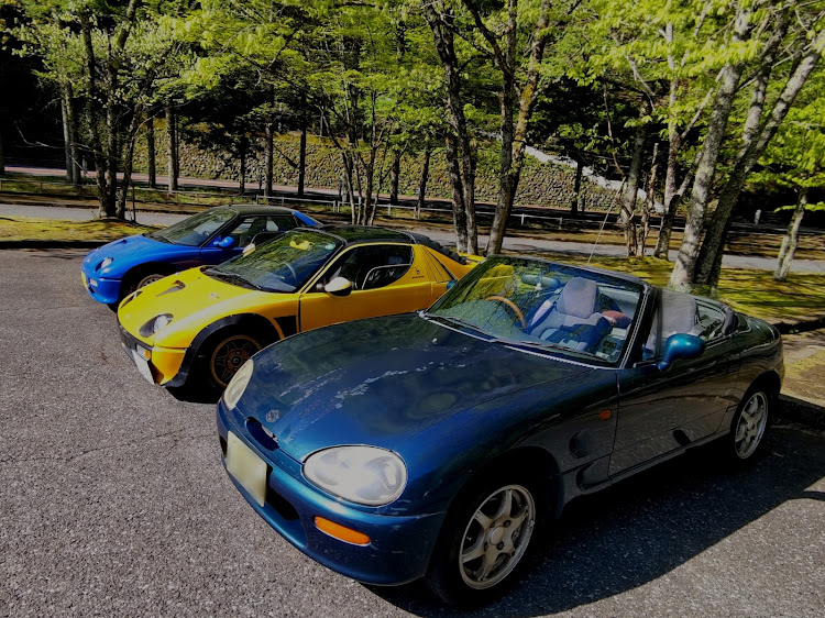 AZ-1の🚥・偶然の出会い・偶然のコラボ・偶然の出会いに感謝・ガルウィングに関するカスタム事例の投稿画像3枚目