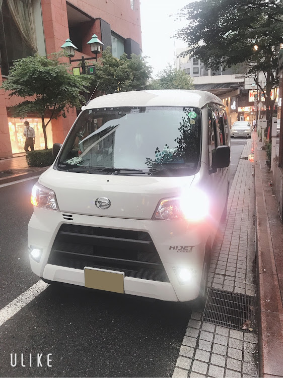 ハイゼットカーゴのやはり撮る・梅雨明けまだか・#正面写真に関するカスタム事例の投稿画像1枚目