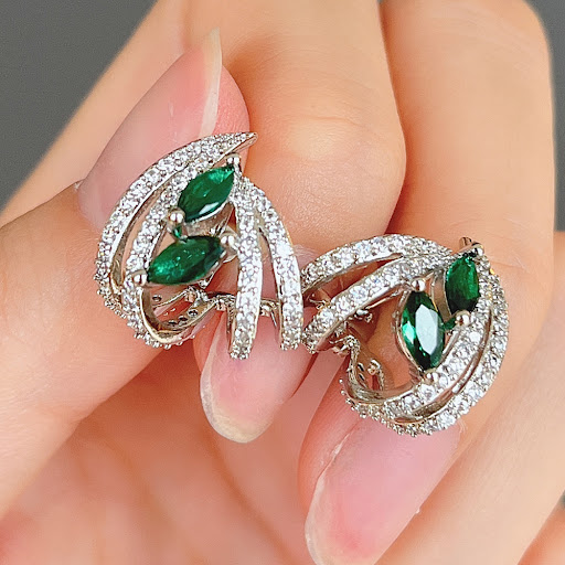 Title 3, Womens Geometric Zircon Stud Earrings, adding ...