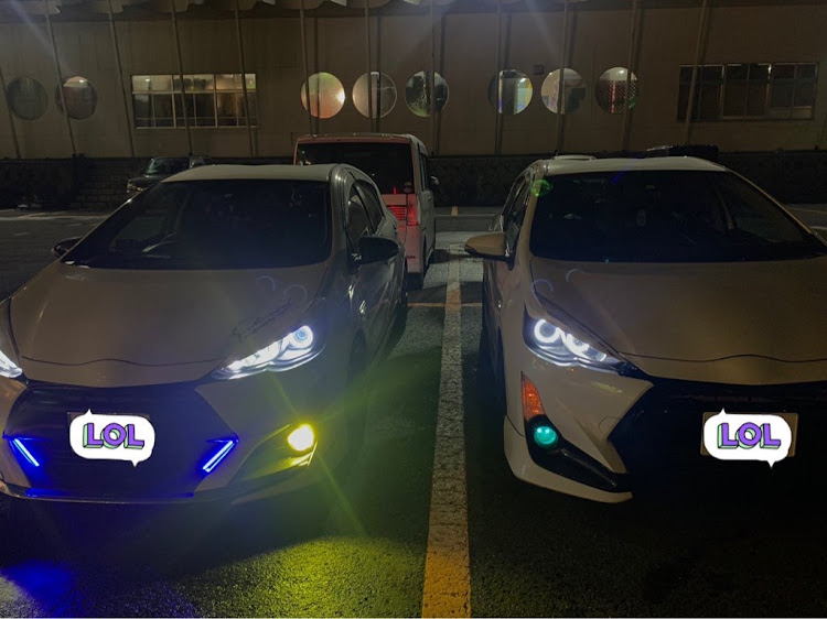 アクアのアクア中期・ドライブ・アーッスすんごいこれ🤣に関するカスタム事例の投稿画像3枚目