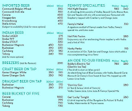 Fendys India menu 2