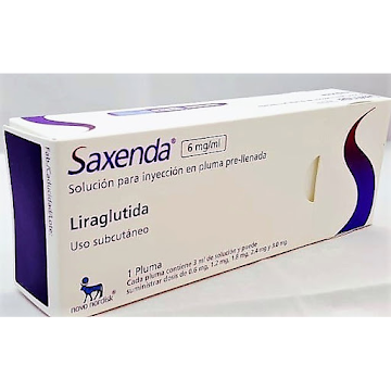 Saxenda Liraglutida 6mg/ml Novo Nordisk Caja x 1 Pluma  