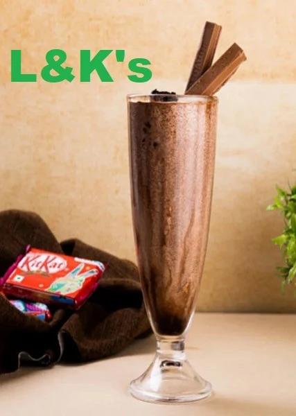 Chocolate Kitkat Brownie Milkshake