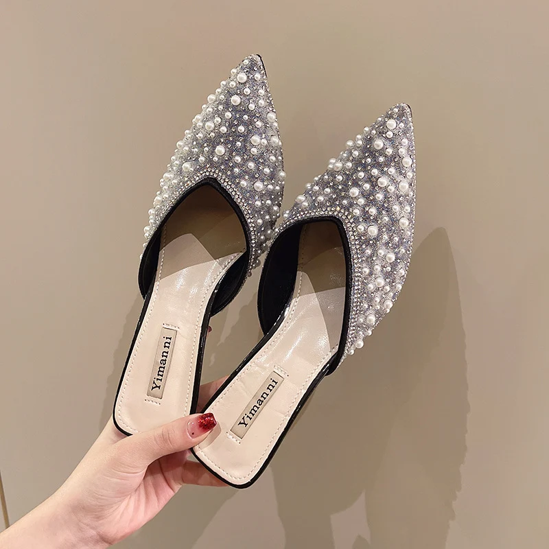 Title 6, Elegantes Zapatillas de Mujer con Tacón de Aguj...