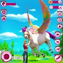 Icon My Flying Unicorn Horse Game