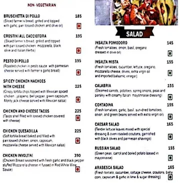 The Good Vibe Bistro menu 