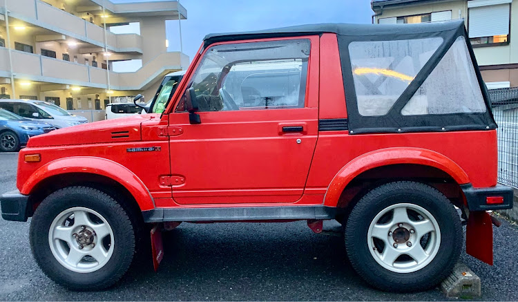 サムライの幌車の結露・旧ジムニーのエアコン不便・samuraiに関するカスタム事例の投稿画像1枚目