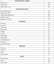 Cafe Milan Restaurants menu 2