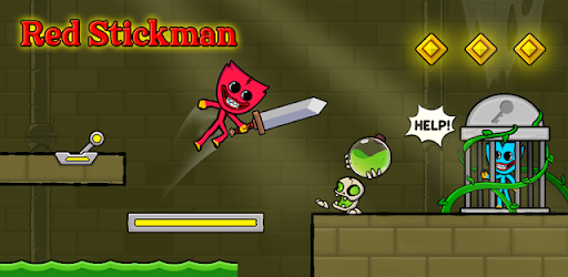 Red Stickman: Stick Adventure