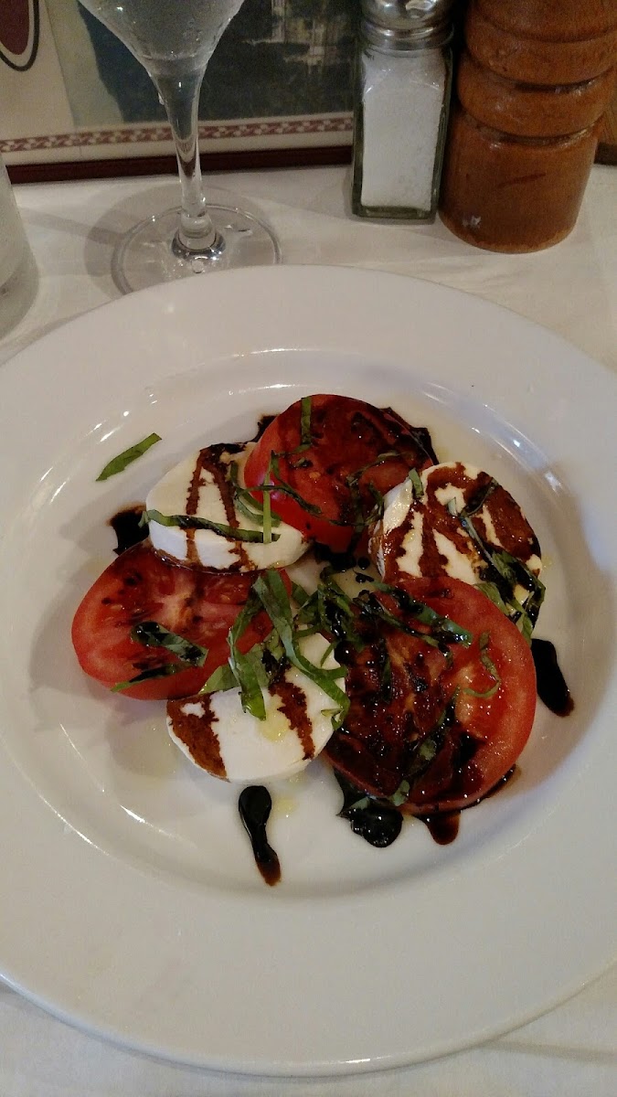 GF mozzarella caprese! Yum.