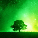 Green Neon Space Chrome extension download