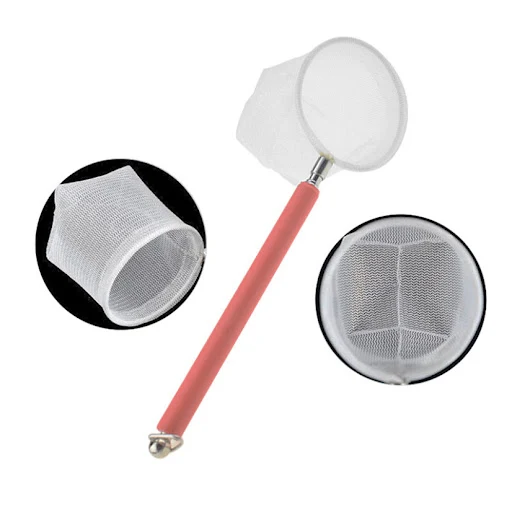 Aquarium Fishnet 3D Catch Net Square Round Fish Tank Cleaning Catching Shrimp Retractable Cleaning Tool Gadgets Accessor