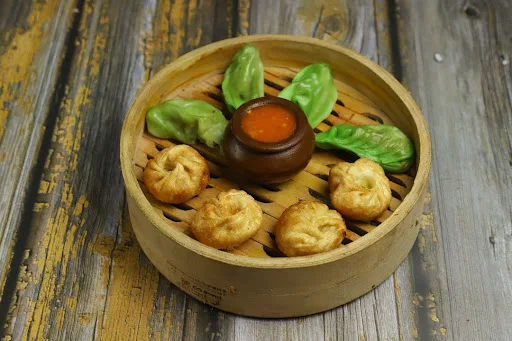 Veg Fried Momos (3pcs)+ Paneer Fried Momos (3pcs)