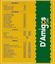 D' Amigos Cafe menu 5