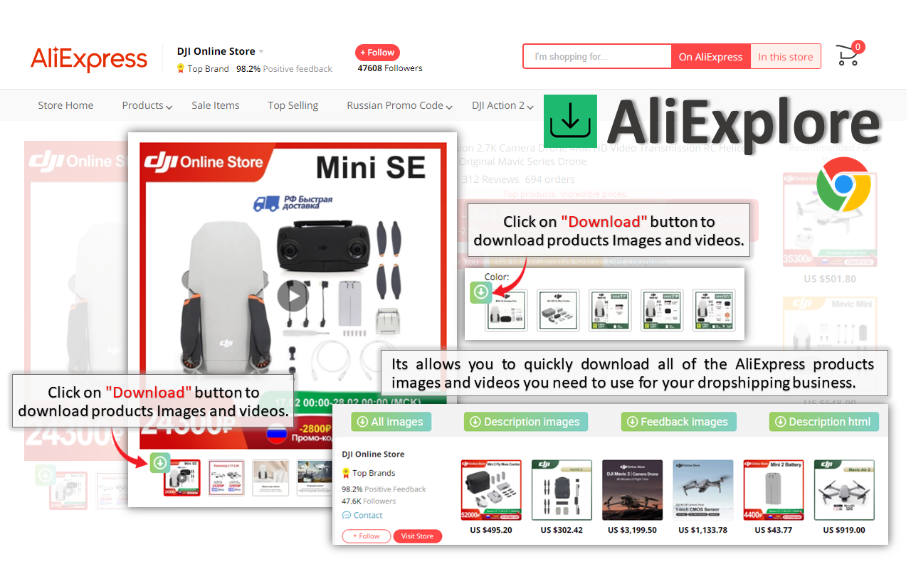 AliExplore | AliExpress Image Downloader Preview image 5