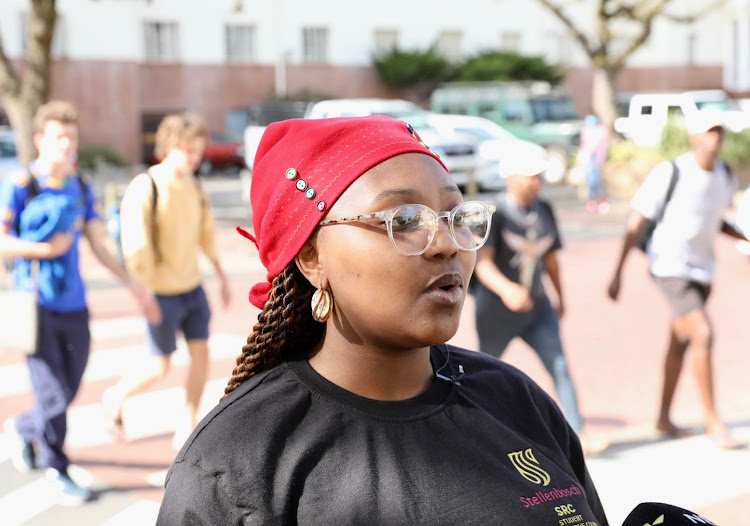 Stellenbosch University student representative council leader Viwe Kobokane wants the perpetrator of the racist incident to be expelled.