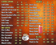 Aroohi's Coffee menu 1