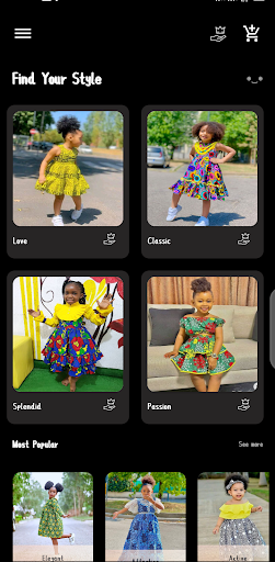 Screenshot Latest kids ankara styles 2024