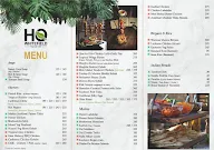 HQ Tropical Cafe menu 1