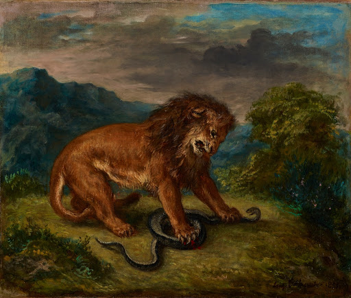 Le lion et le serpent (Löwe und Schlange)