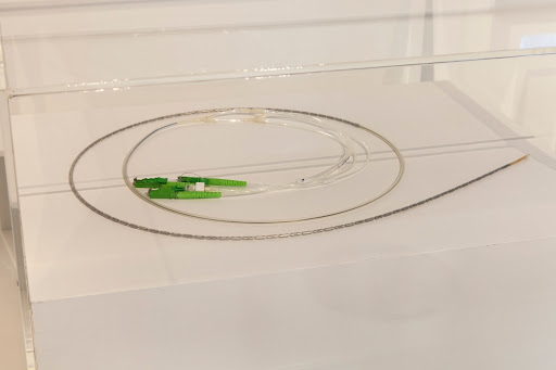 Fibre optic manometry catheter
