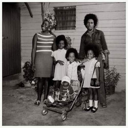 Bob Marley and family in Trench Town
