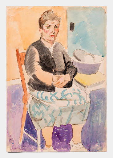 Portrait of Martha Sommer Seated