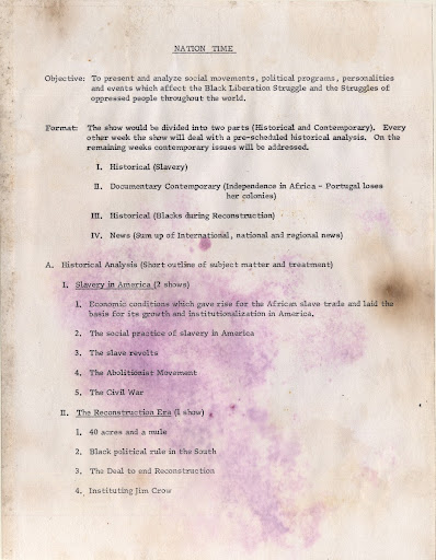 "Nation Time" Outline (page 3)