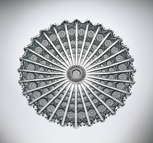 Plate in "Panel" Pattern