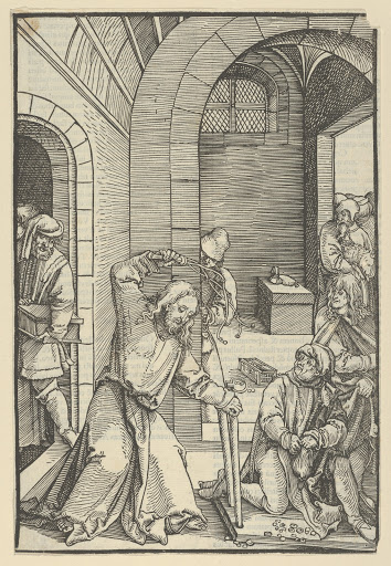 Christ Purifying the Temple, from Speculum passionis domini nostri Ihesu Christi