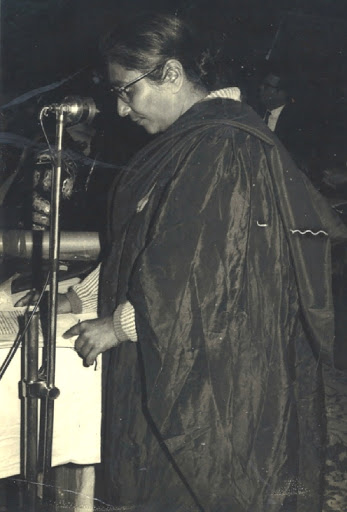 Prof. Asima Chatterjee at Indian Science Congress