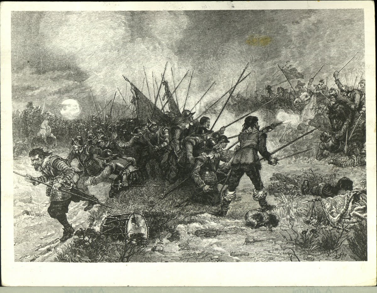 War. 1642-1660. Civil Camp (Bri) Chalgrove, Dover Castle, Dunbar, Marston, Edgehill. 3.