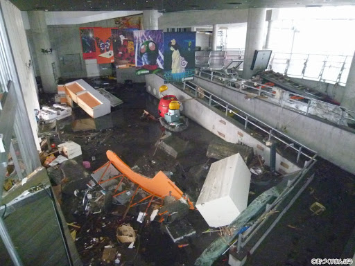 The Ishinomori Manga Museum, which suffered extensive damage by the tsunami