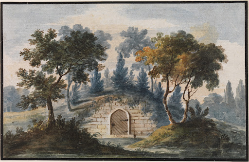 General Washington's Tomb at Mount Vernon (Copy after Engraving in The Port Folio Magazine, 1810)