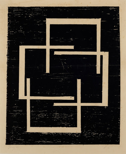 Sem título | Untitled, xilogravura, assinada | woodcut, signed, PA 27 x 22 cm Coleção | Collection Maria Eduarda e | and Cesar Aché