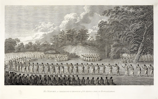 The Natche, a ceremony in honour of the King's son, in Tongataboo